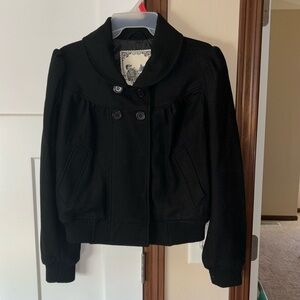 Forever Audrey Cropped Pea Coat